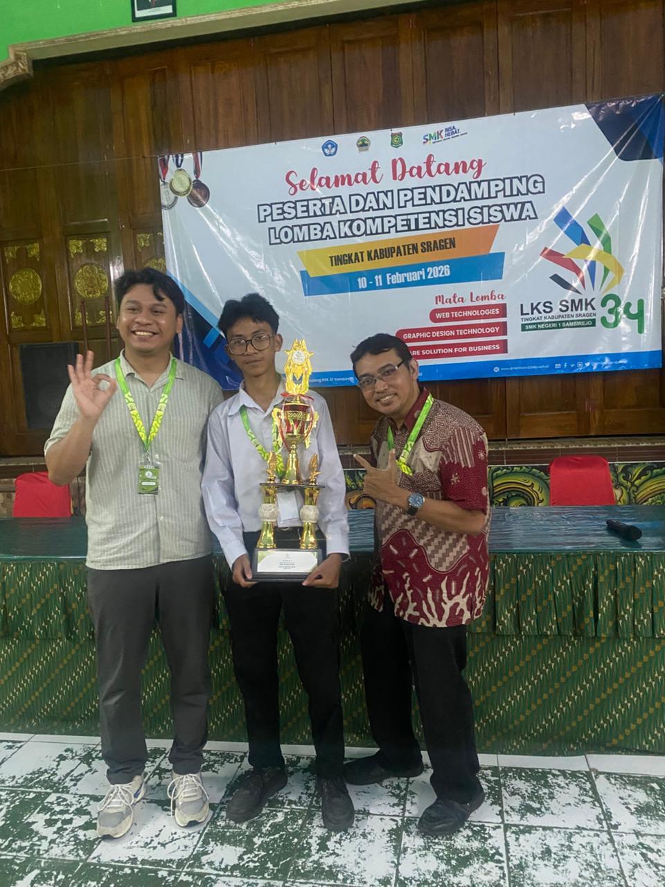 Raih JUARA 1 Tingkat Kabupaten! SMK Alhikmah Tanon Kembali Menoreh Prestasi Di Lomba Keahlian Siswa Kab. Sragen 2026
