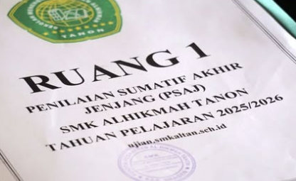 Uji Pengetahuan dan Integritas, SMK Alhikmah Tanon Rampungkan Penilaian Sumatif Akhir Jenjang
